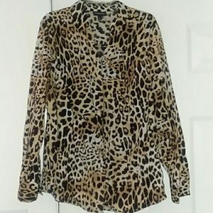 Lane Bryant Tops - Leopard Button Down Lane Bryant Tops - Leopard Button Down